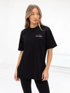 Arched Active Studios Oversized T-Shirt - Black -Blakely 197c Black 01D