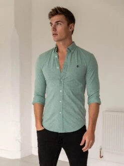 Arlo Soft Stretch Shirt - Green -Blakely 2002Green 03D