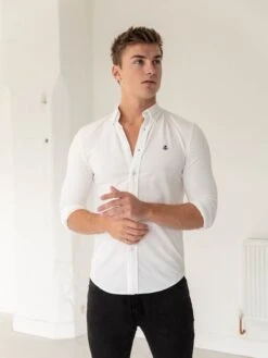 Arlo Soft Stretch Shirt - White -Blakely 2002White 04D