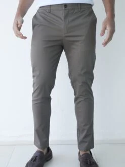 Cavill Slim Fit Tailored Chinos - Khaki Green 11 Cavill Slim Fit Tailored Chinos - Khaki Green -Blakely 2009KHAKID 3