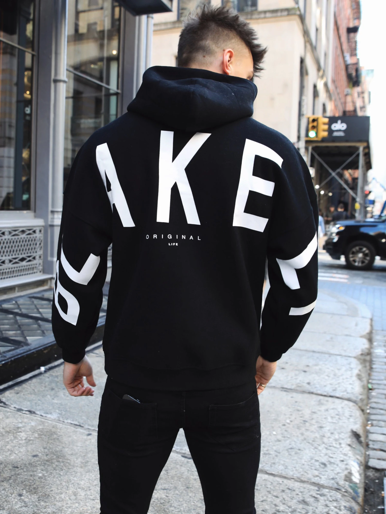 Idris Oversized Hoodie - Black 5 Idris Oversized Hoodie - Black - Image 3