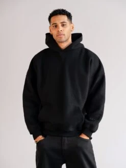 Tonal Idris Oversized Hoodie - Black -Blakely 2011TBLACKD