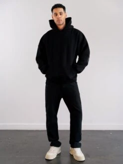 Tonal Idris Oversized Hoodie - Black -Blakely 2011TBLACKD 4