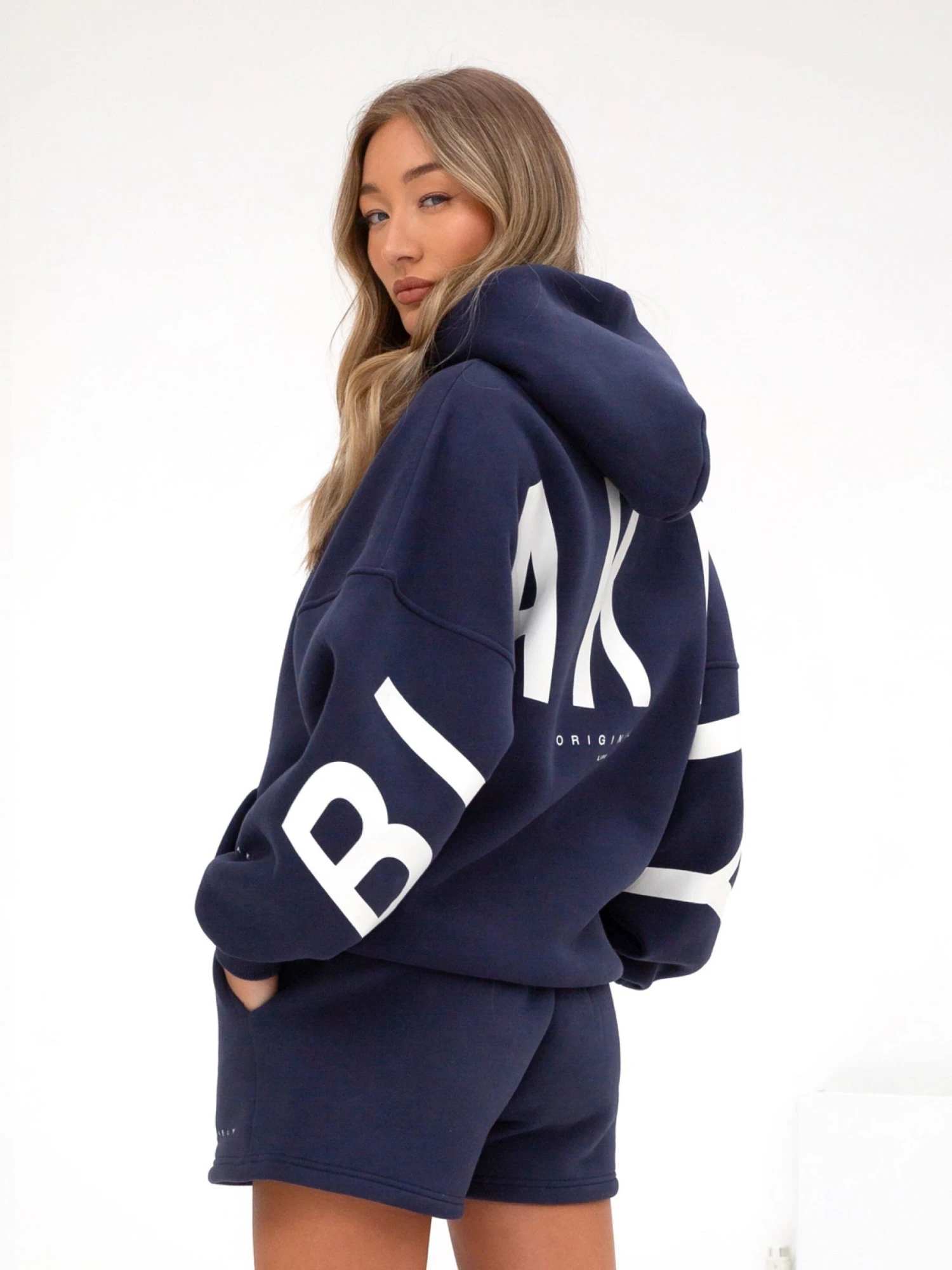Isabel Oversized Hoodie - Classic Navy 3 Isabel Oversized Hoodie - Classic Navy