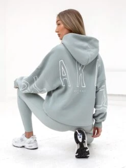 Outline Isabel Oversized Hoodie - Mineral Blue -Blakely 20120LightBlue 07D