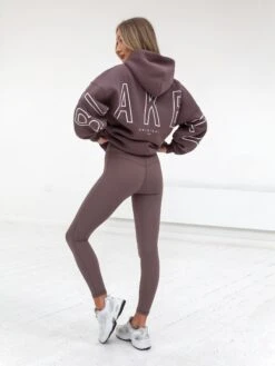 Outline Isabel Oversized Hoodie - Mauve Brown -Blakely 20120LightBrown 08D