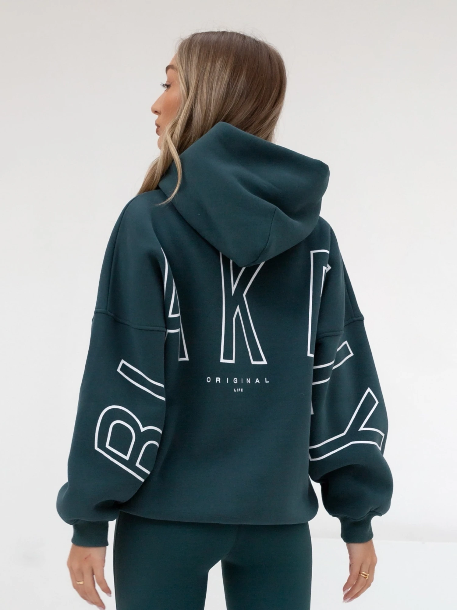 Outline Isabel Oversized Hoodie - Teal Green 7 Outline Isabel Oversized Hoodie - Teal Green - Image 5