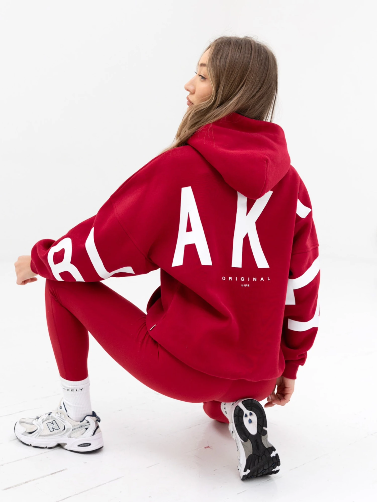 Isabel Oversized Hoodie - Cherry Red 3 Isabel Oversized Hoodie - Cherry Red