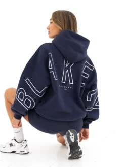 Outline Isabel Oversized Hoodie - True Navy -Blakely 2012ONAVY01D