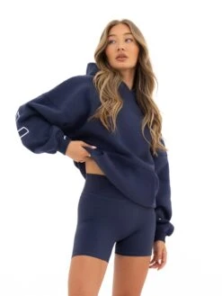 Outline Isabel Oversized Hoodie - True Navy -Blakely 2012ONAVY03D