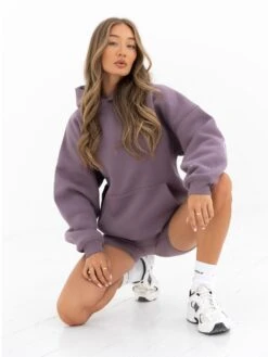Outline Isabel Oversized Hoodie - Grape -Blakely 2012OPLUM02D