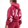 Isabel Oversized Hoodie - Deep Pink