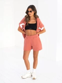 Isabel Oversized Hoodie - Burnt Coral -Blakely 2012WBURNTCORAL01D