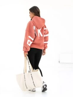Isabel Oversized Hoodie - Burnt Coral -Blakely 2012WBURNTCORAL03D
