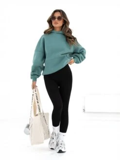 Isabel Oversized Hoodie - Deep Sage -Blakely 2012WDEEPSAGE05D