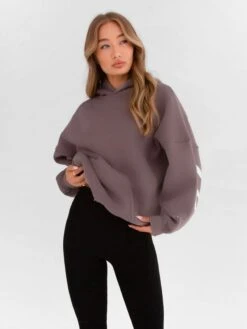 Isabel Oversized Hoodie - Pink Taupe -Blakely 2012WPinkTaupe 05D