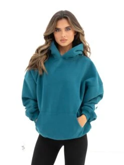 Isabel Oversized Hoodie - Storm Teal -Blakely 2012WSTORMTEAL05D