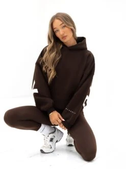 Isabel Oversized Hoodie - Coffee Bean -Blakely 2012XBROWN02D