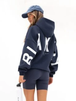 Isabel Oversized Hoodie - Midnight Blue -Blakely 2012XNAVY05D