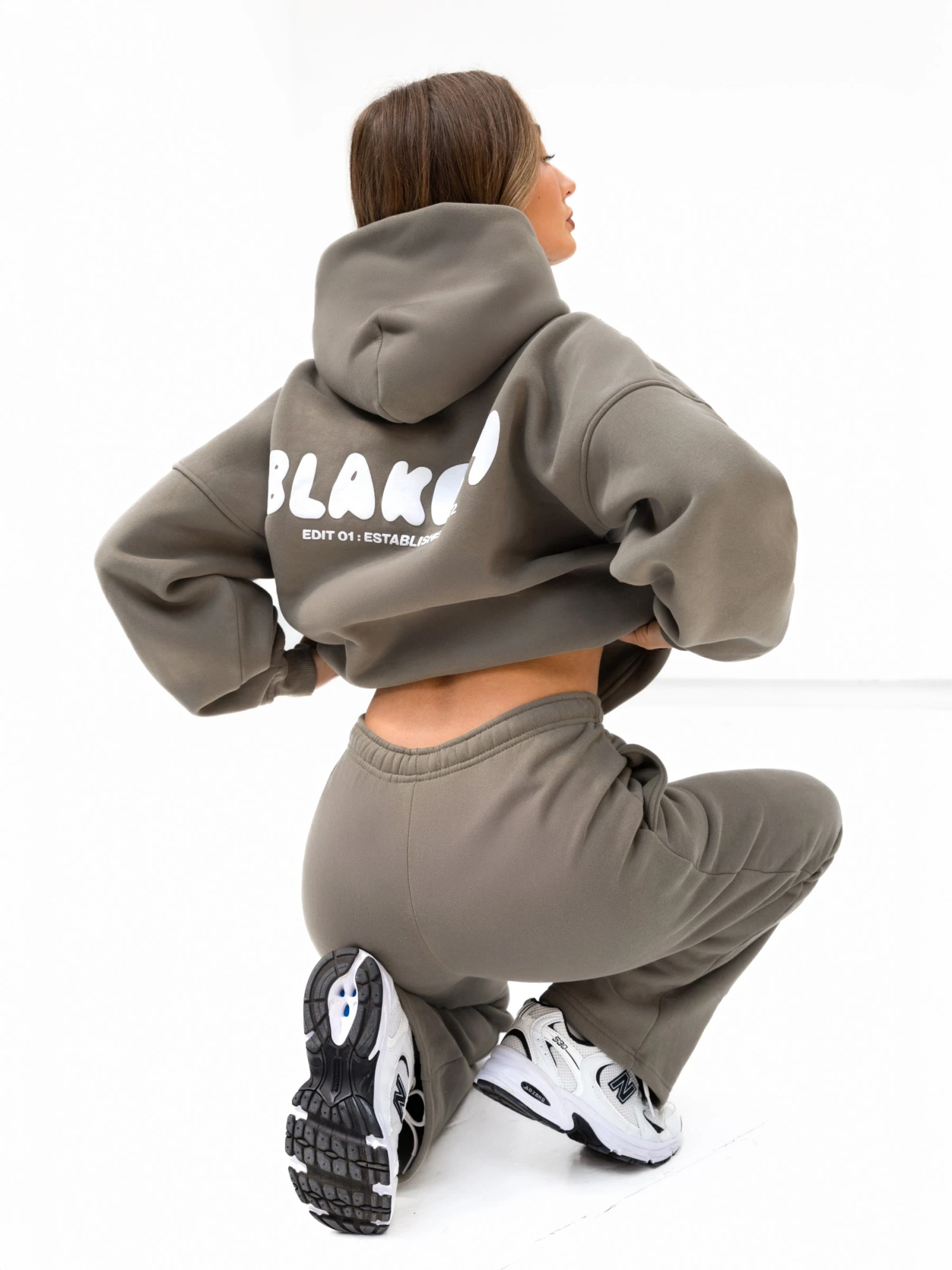 Cloud Print Oversized Hoodie - Safari Green 5 Cloud Print Oversized Hoodie - Safari Green - Image 3