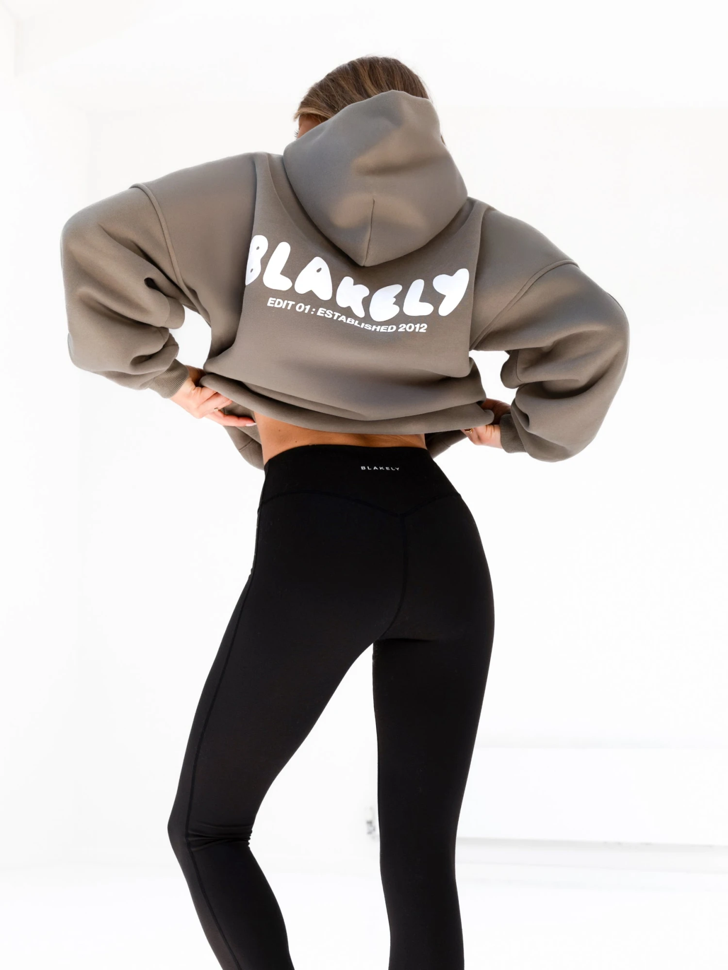 Cloud Print Oversized Hoodie - Safari Green 7 Cloud Print Oversized Hoodie - Safari Green - Image 5