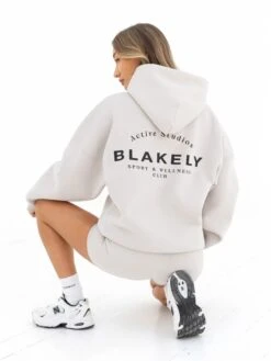 Active Studios Oversized Hoodie - Ivory -Blakely 2015CBONE06D