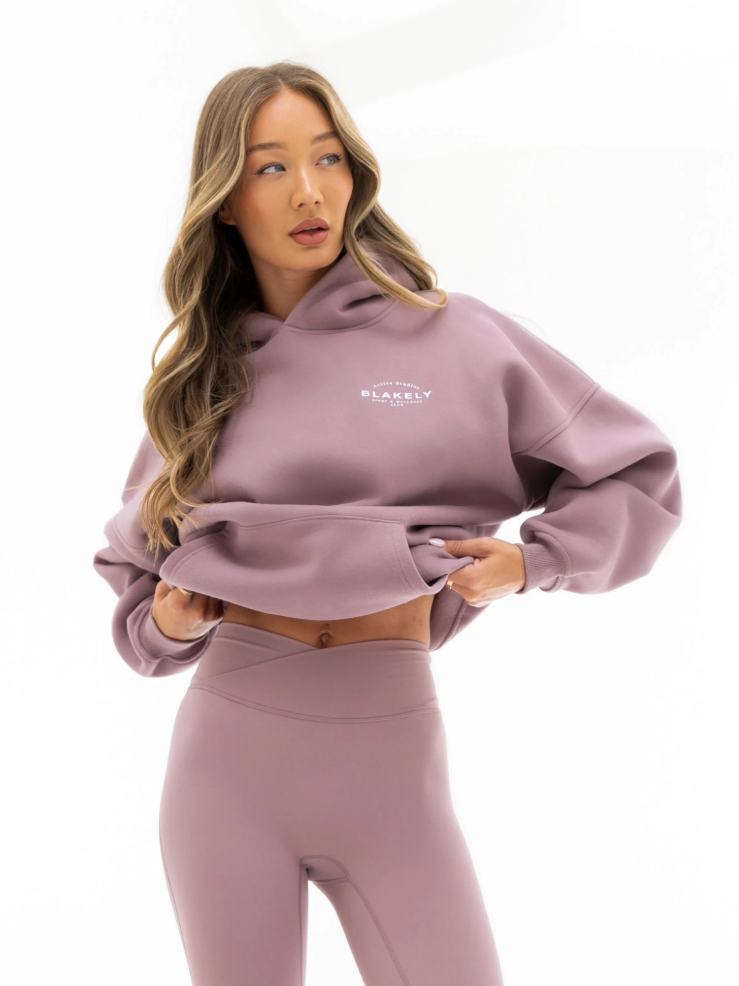 Active Studios Oversized Hoodie - Dusty Pink 4 Active Studios Oversized Hoodie - Dusty Pink - Image 2