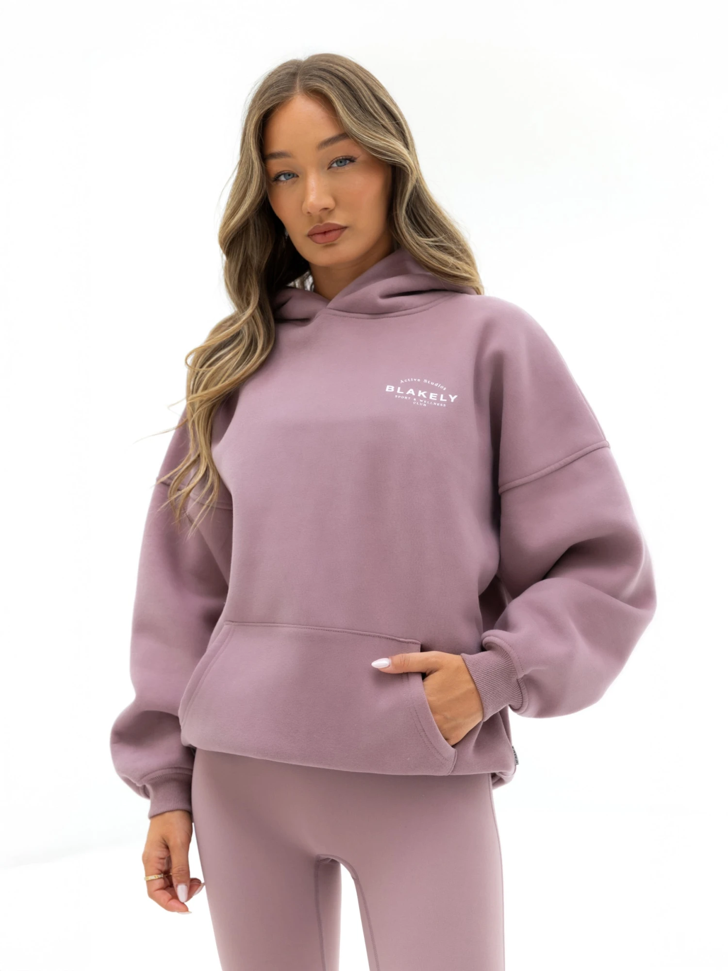 Active Studios Oversized Hoodie - Dusty Pink 7 Active Studios Oversized Hoodie - Dusty Pink - Image 5