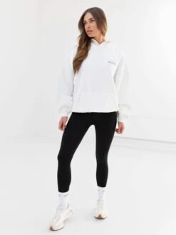 Active Studios Oversized Hoodie - Flat White & Teal Green -Blakely 2015CFLAT TEALD 2 54005cc4 6f1c 4bd2 b409 441b273666a6