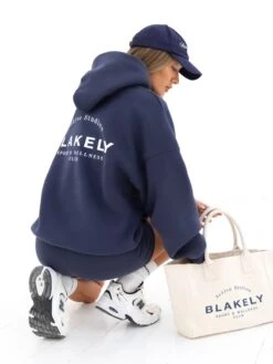 Active Studios Oversized Hoodie - True Navy -Blakely 2015CNAVY02D