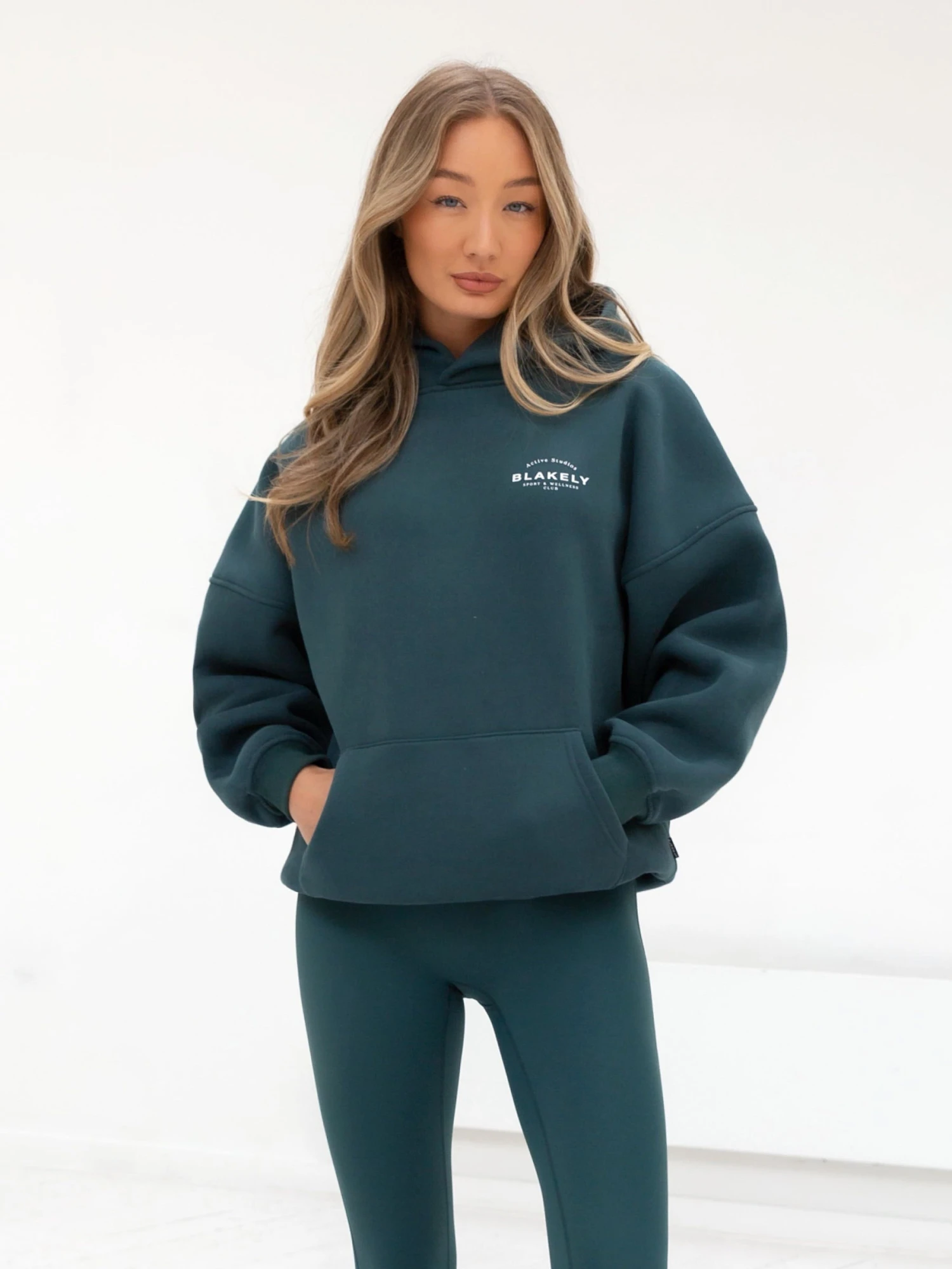 Active Studios Oversized Hoodie - Teal Green 4 Active Studios Oversized Hoodie - Teal Green - Image 2