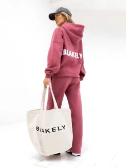 Amelie Oversized Hoodie - Dark Pink -Blakely 2016ODARKPINK01D