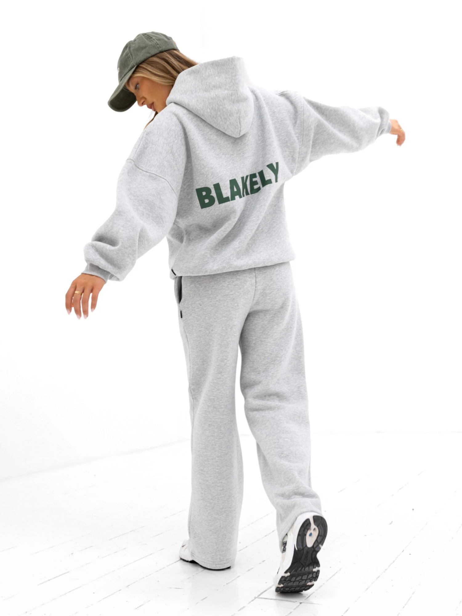 Amelie Oversized Hoodie - Marl Grey 5 Amelie Oversized Hoodie - Marl Grey - Image 3