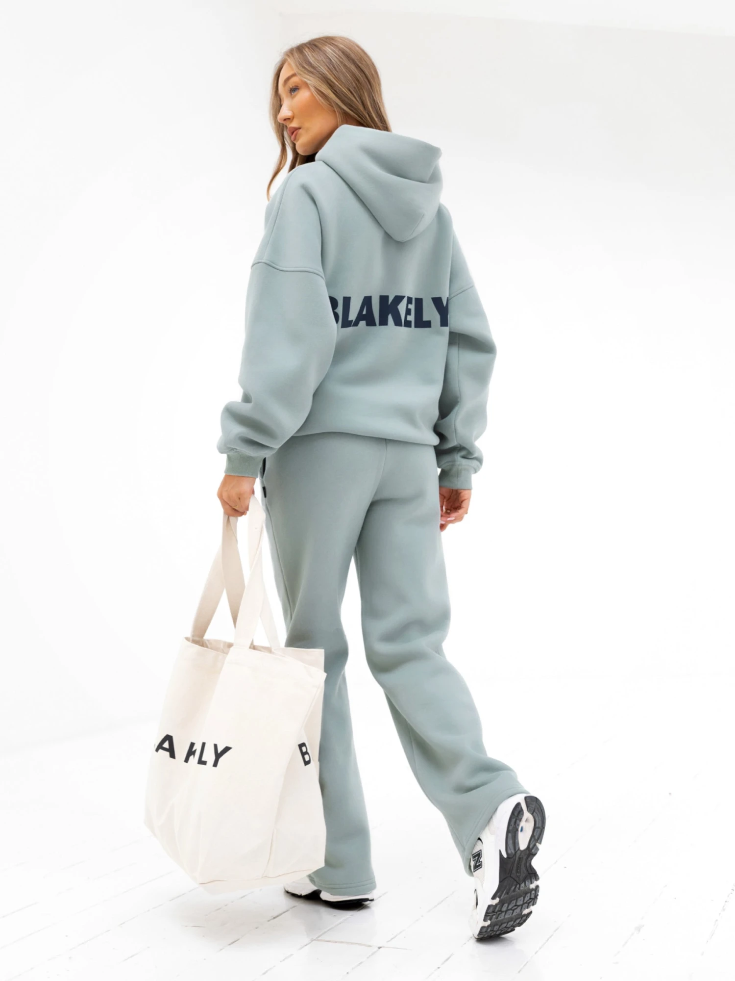 Amelie Oversized Hoodie - Mineral Blue 5 Amelie Oversized Hoodie - Mineral Blue - Image 3