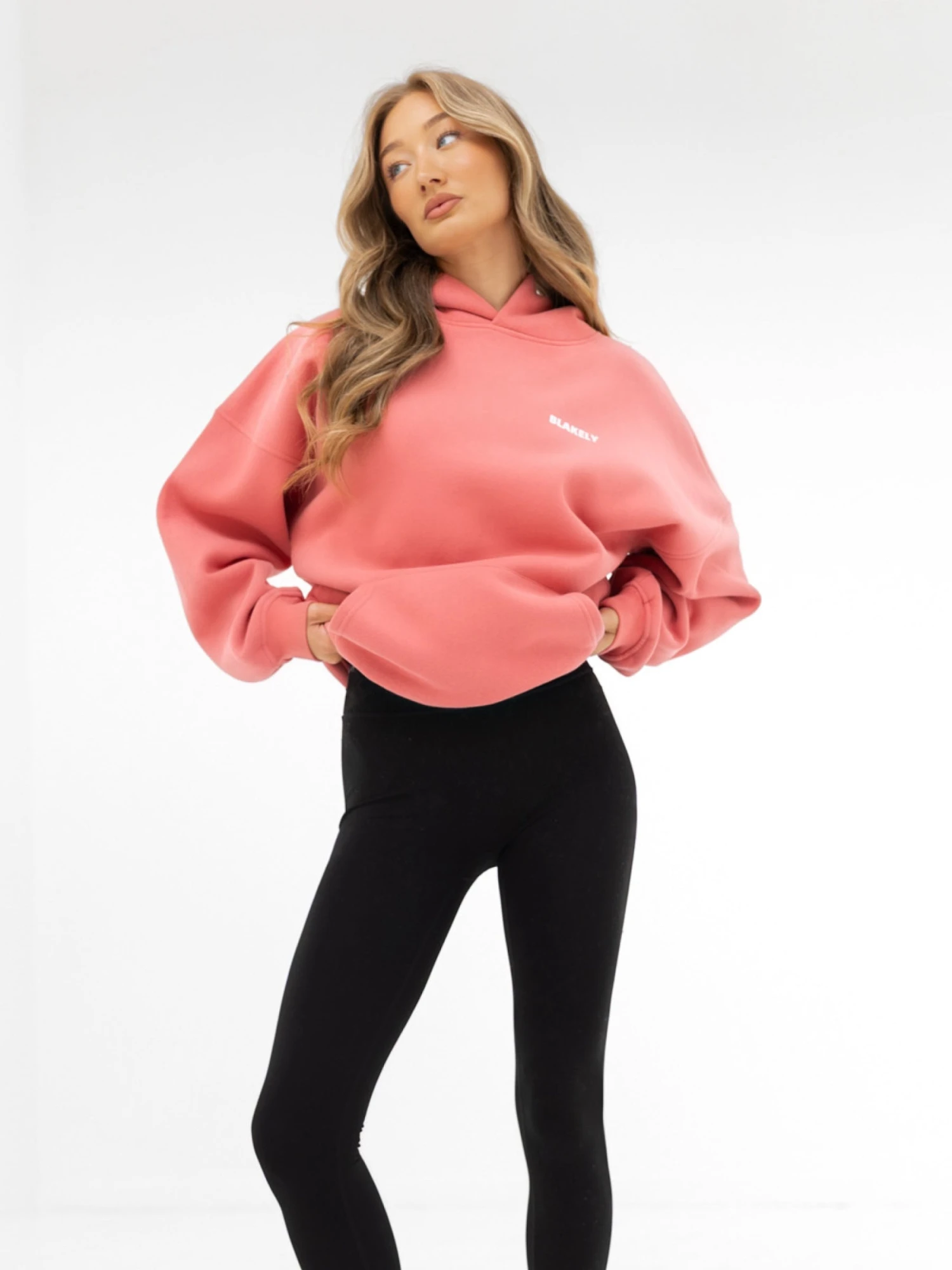 Amelie Oversized Hoodie - Sunrise Coral 8 Amelie Oversized Hoodie - Sunrise Coral - Image 6