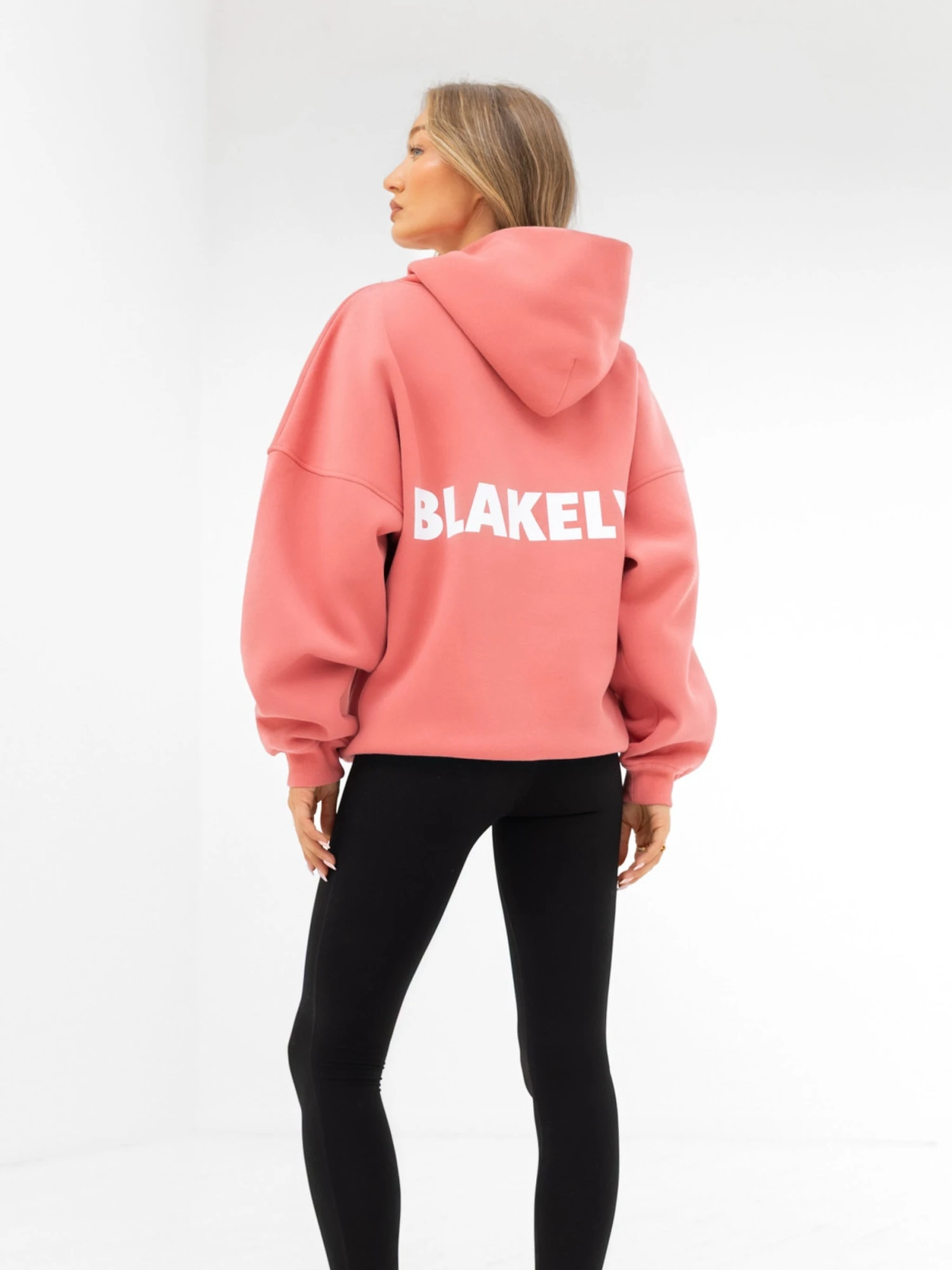 Amelie Oversized Hoodie - Sunrise Coral 7 Amelie Oversized Hoodie - Sunrise Coral - Image 5