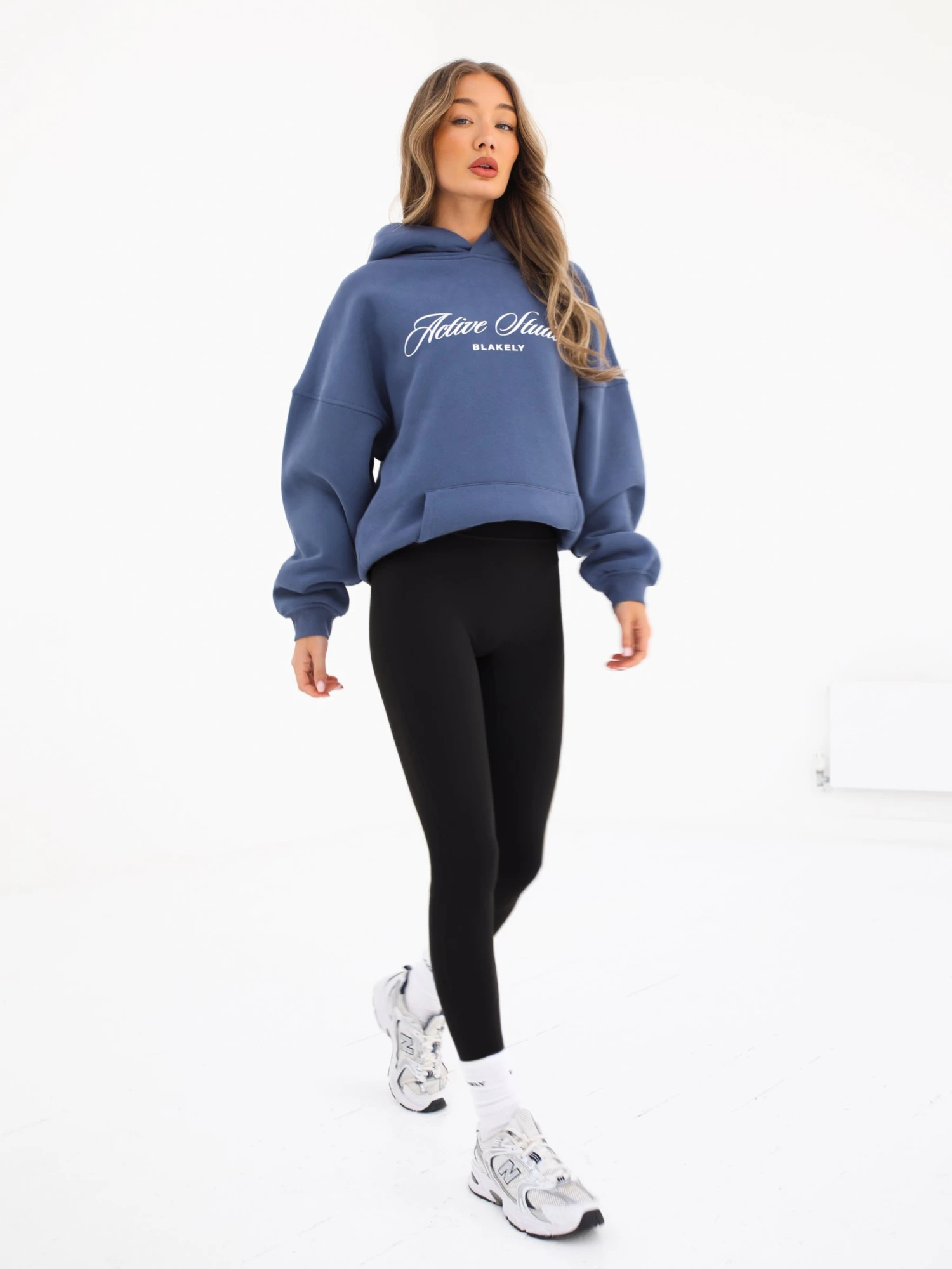 Off Duty Oversized Hoodie - Steel Blue 5 Off Duty Oversized Hoodie - Steel Blue - Image 3