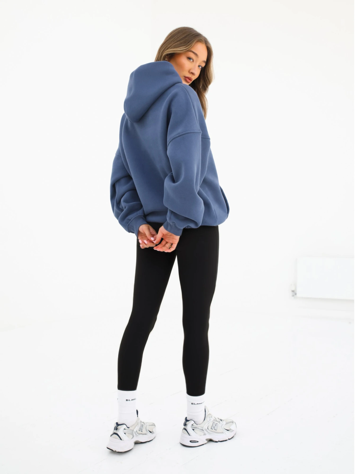 Off Duty Oversized Hoodie - Steel Blue 6 Off Duty Oversized Hoodie - Steel Blue - Image 4