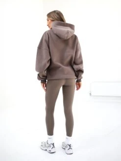 Off Duty Oversized Hoodie - Ash Brown -Blakely 2017 1BROWN05D