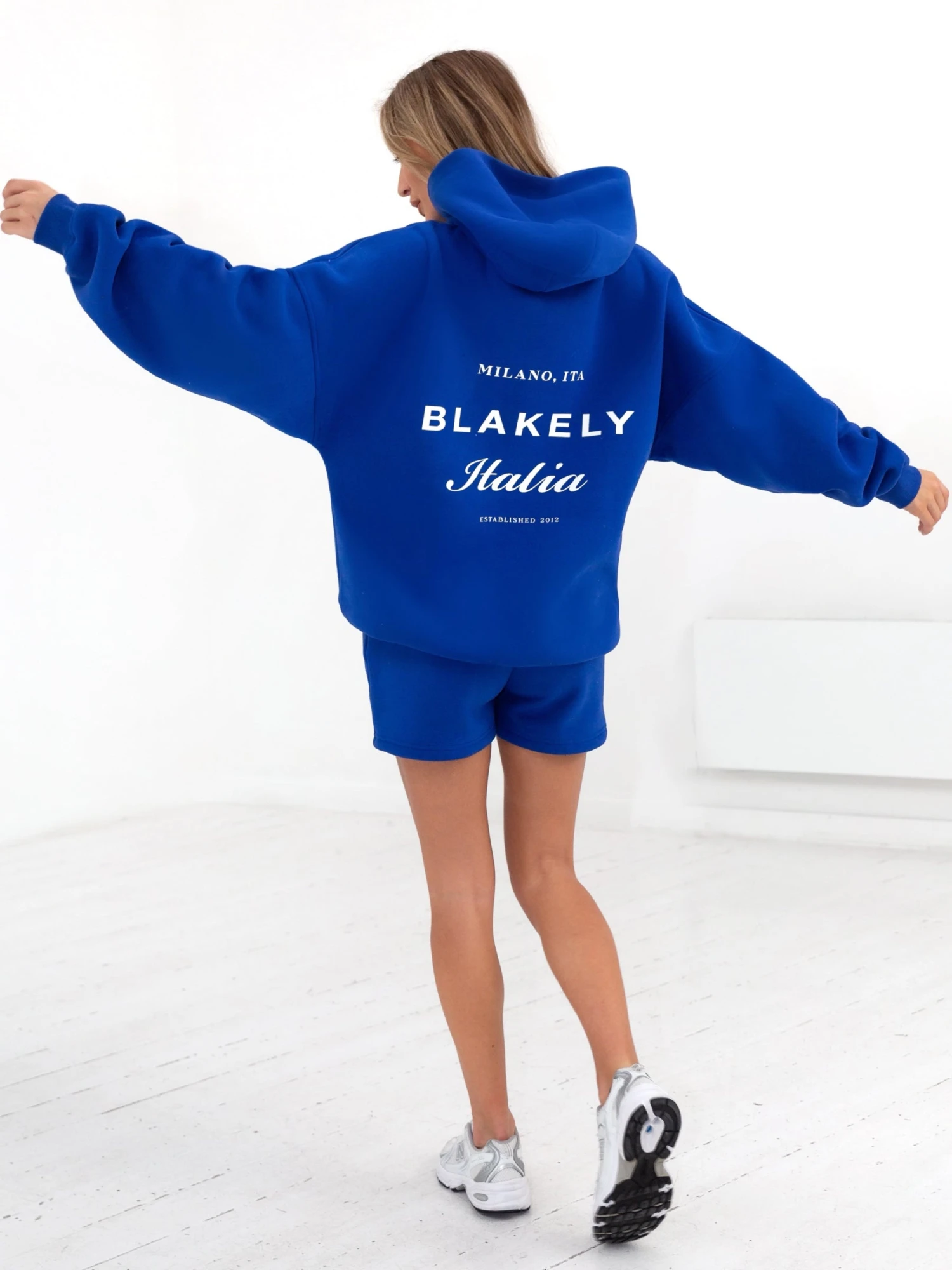 Italia Oversized Hoodie - Cobalt Blue 8 Italia Oversized Hoodie - Cobalt Blue - Image 6