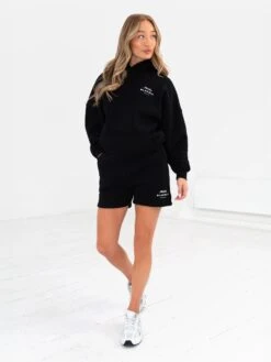 Italia Oversized Hoodie - Black -Blakely 201BWBlack 01D