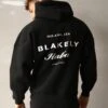 Italia Relaxed Hoodie - Black -Blakely 201MBBlack LeadD
