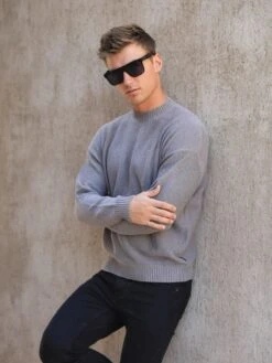 Huxley Knit Jumper - Sand 11 Huxley Knit Jumper - Sand -Blakely 2025Sand 05D