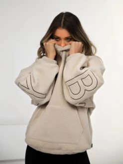 Borg Isabel Oversized Hoodie - Tan 16 Borg Isabel Oversized Hoodie - Tan -Blakely 2035Tan 09D