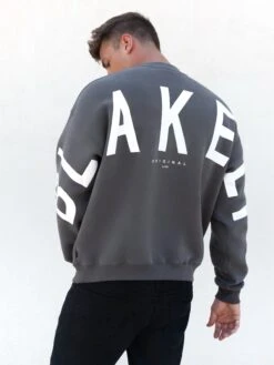 Idris Oversized Jumper - Charcoal 9 Idris Oversized Jumper - Charcoal -Blakely 2046ACHARCOALD 2