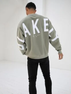 Idris Oversized Jumper - Olive -Blakely 2046BoliveD 3
