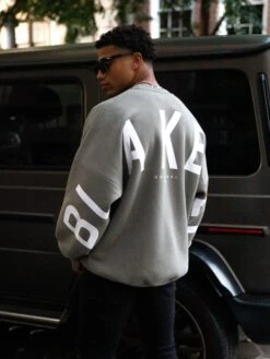 Idris Oversized Jumper - Safari Green -Blakely 2046D