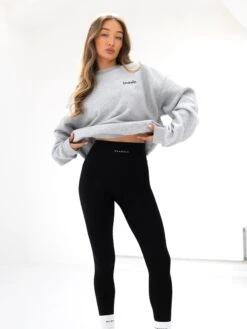 Sami Oversized Jumper - Marl Grey -Blakely 215IWMARLGREYD 3