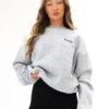 Sami Oversized Jumper - Marl Grey -Blakely 215IWMARLGREYLEADD