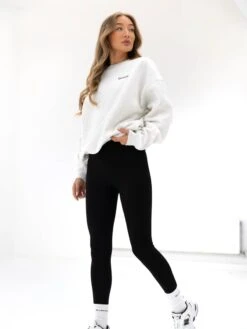 Sami Oversized Jumper - Marl White -Blakely 215IWMARLWHITED 3